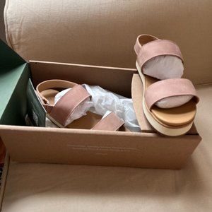 NWT Nisolo Go To Platform 7.5 Desert Rose